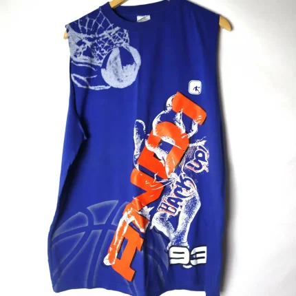 AND1 Vintage Basketball Tank Top - 90s Graphic Tee - Size XL