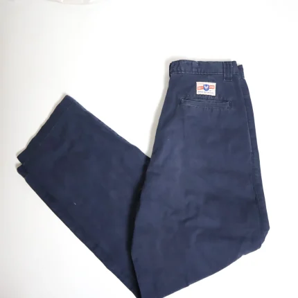 Avirex Navy Cotton Trousers - Size 30" Waist - Small Men