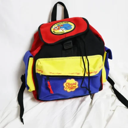 Chupa Chups backpack, 90s backpack, vintage backpack, travel backpack, retro backpack, Chupa Chups collector