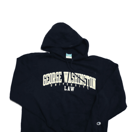 Vintage Champion George Washington Law School Hoodie (Large - Unisex)