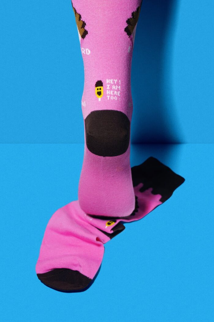 Patousa: Ode To Socks - Ice Cream Stick Foot Socks - Fun & Whimsical (Unisex)