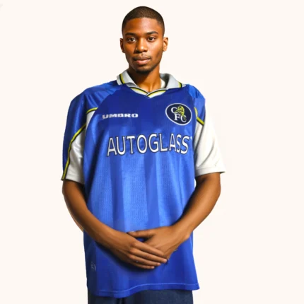 Le Saux Chelsea FC Umbro '97-'99 Home Shirt Jersey - XXL