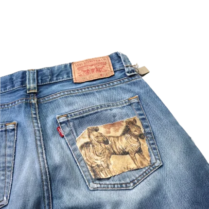 Reworked Levi's 512 Shorts