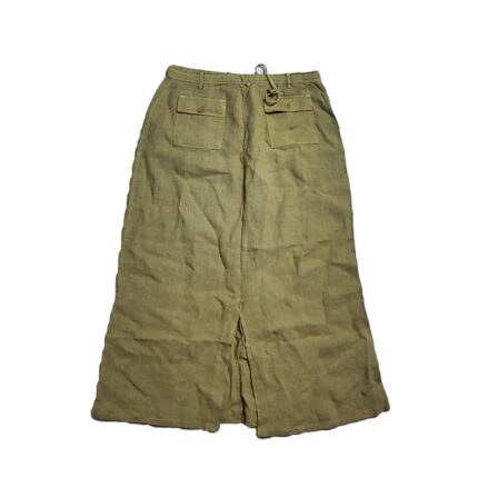 High Waisted Cargo Skirt with Adjustable Drawstring - Women's X-Large Vintage Skirt