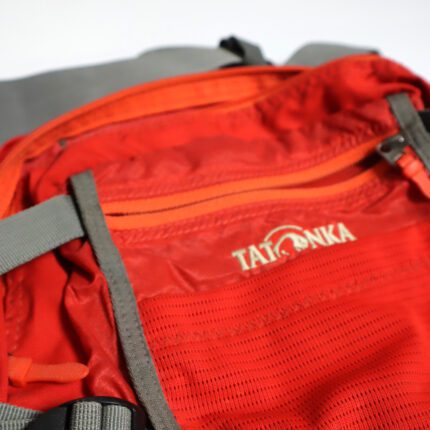 TATONKA Adjustable Red Waist Bag with Multiple Compartments