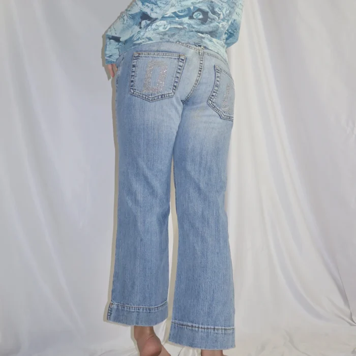 Y2K Dolce and Gabbana denim capris Size S