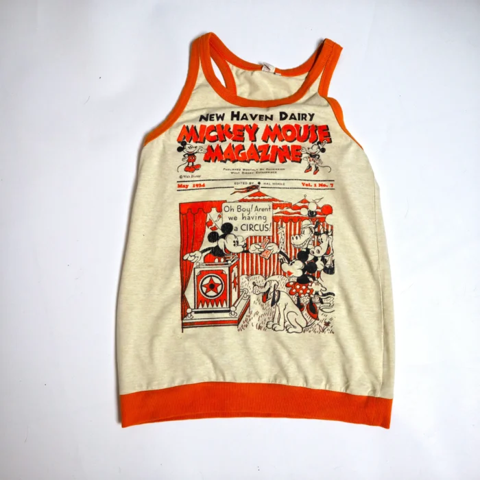 Mickey Mouse Tank Top Graphic Magazine Size Small Women