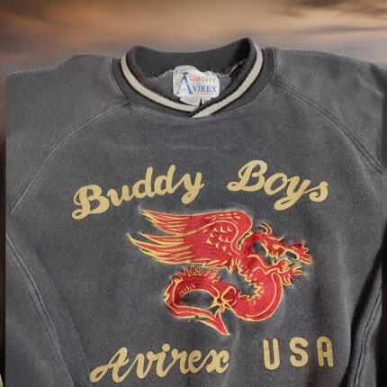 Avirex Buddy Boys Vintage 90s Sweatshirt XL Gray