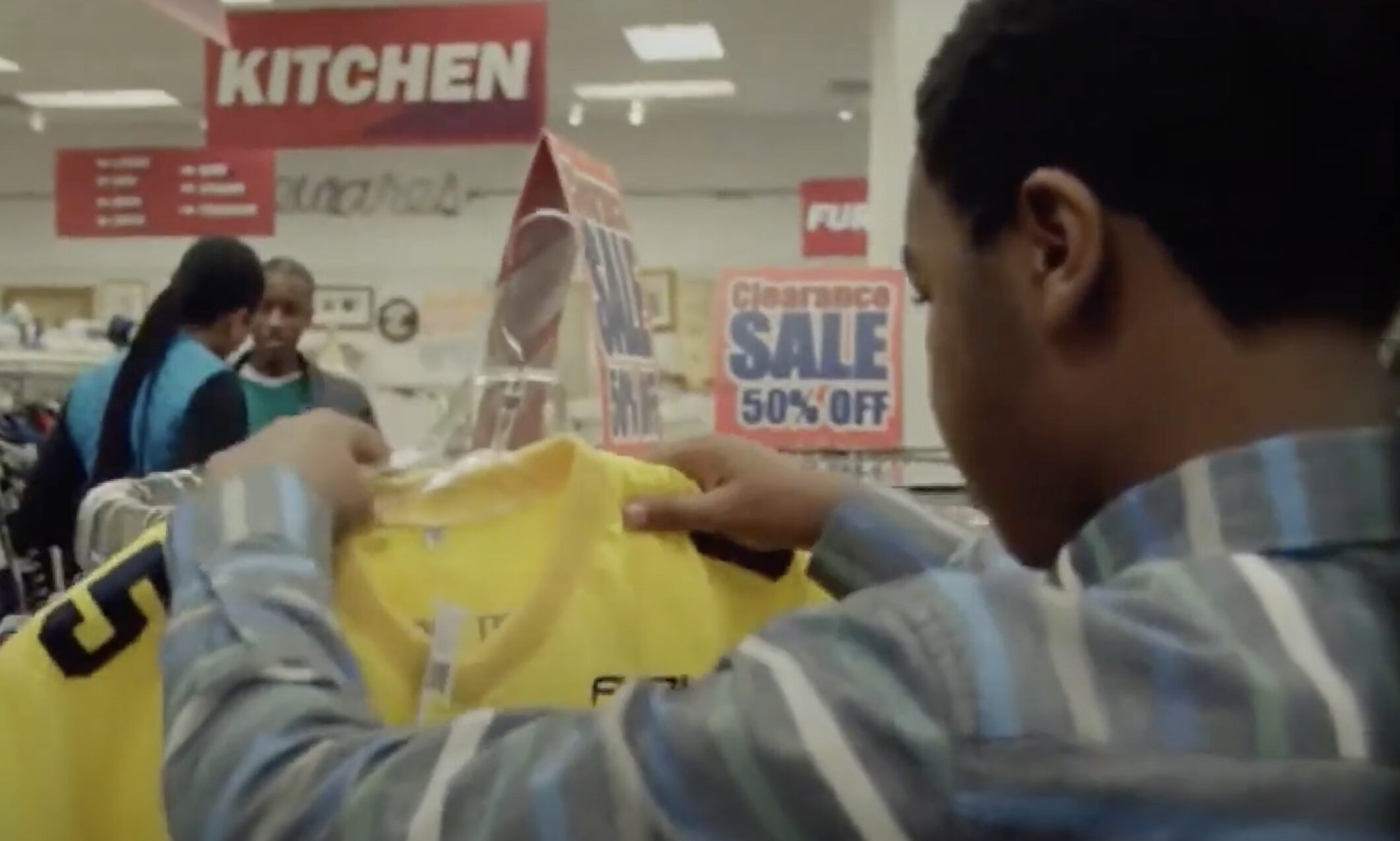 Fake Vintage FUBU Fabric: Still from 'Atlanta TV Series'