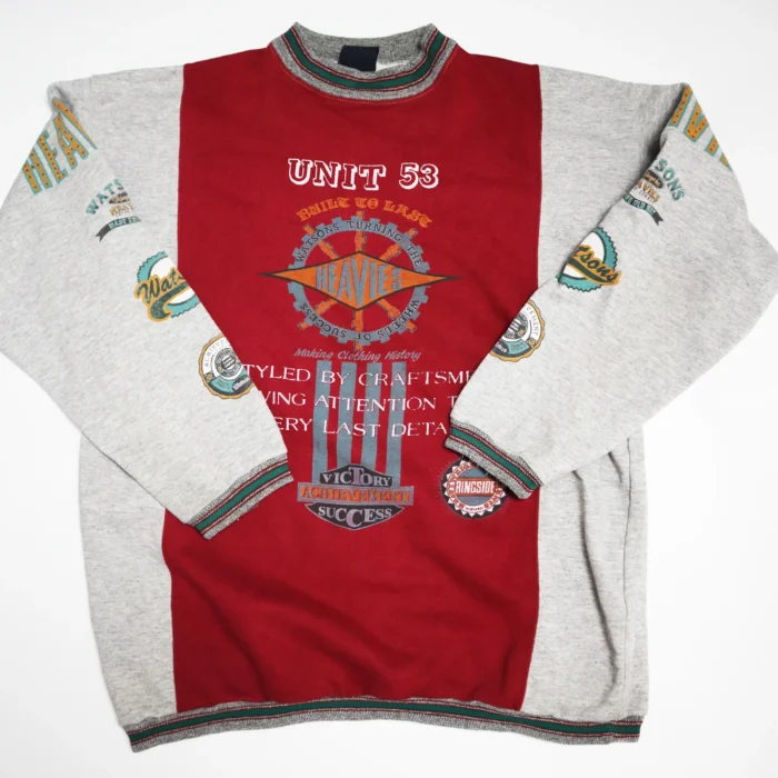 Rare Vintage Y2K Skatewear Crewneck - Multicolored Sweatshirt (Medium)