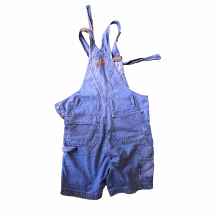 Vintage Denim Overall Shorts - Women's Size Small