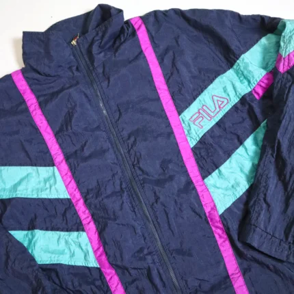 Vintage FILA Windbreaker Jacket (Men's Large)