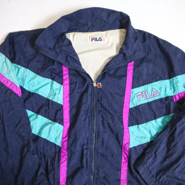 Vintage FILA Windbreaker Jacket (Men's Large)