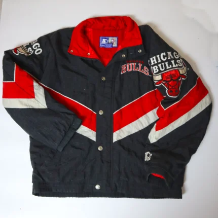 Chicago Bulls Starter Jacket - 90s Men's Medium